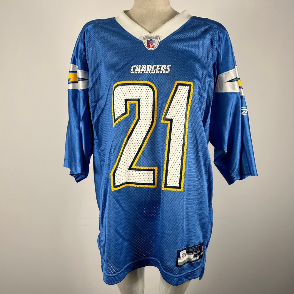 Rare Vintage Chargers Tomlinson Jersey Authentic Reebok L - Picture 2 of 11